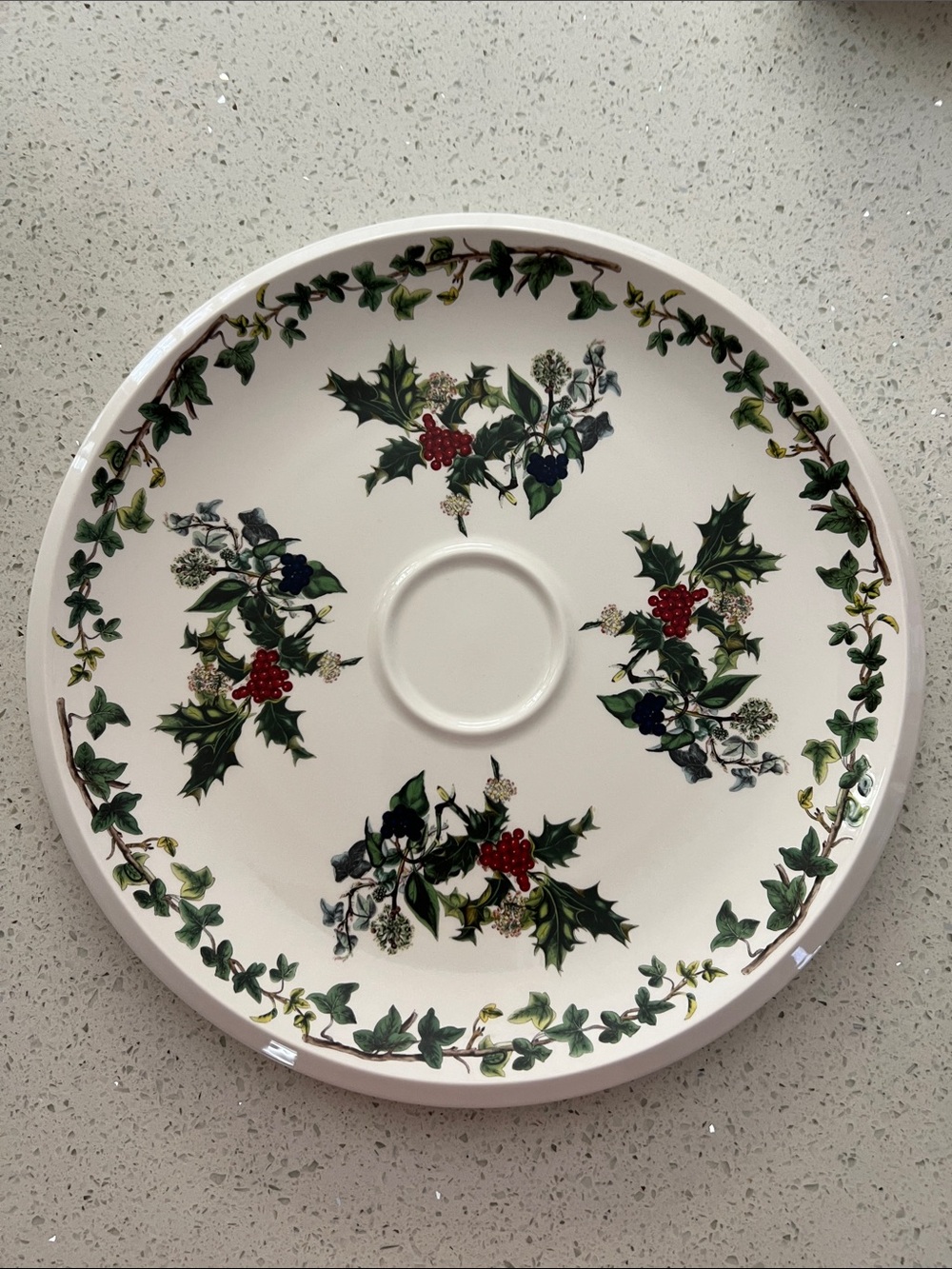 Portmeirion The Holly & The Ivy Festive Chip Plate